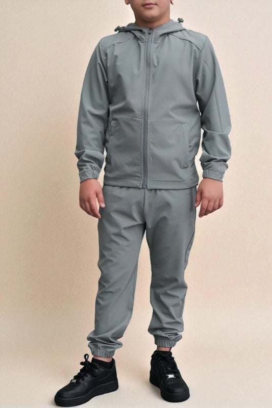 Asher Prime Tracksuit in Grey