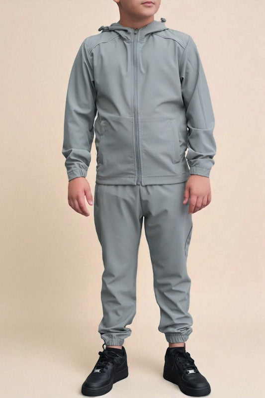 Asher Prime Tracksuit in Grey