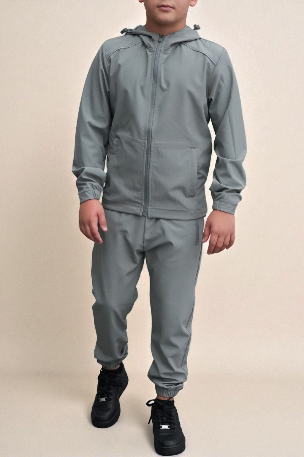 Asher Prime Tracksuit in Grey