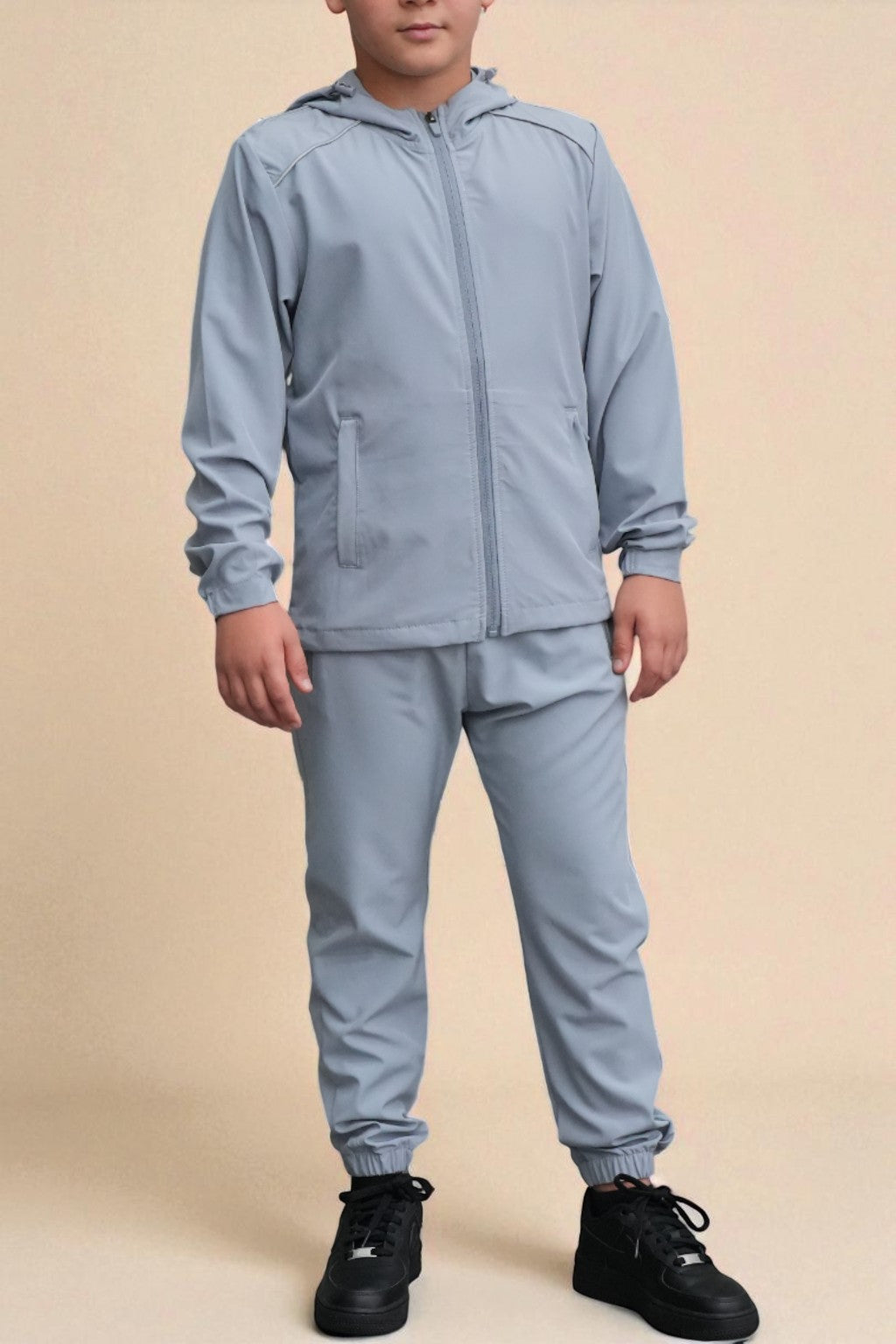 Asher Prime Tracksuit in  Dusty Blue