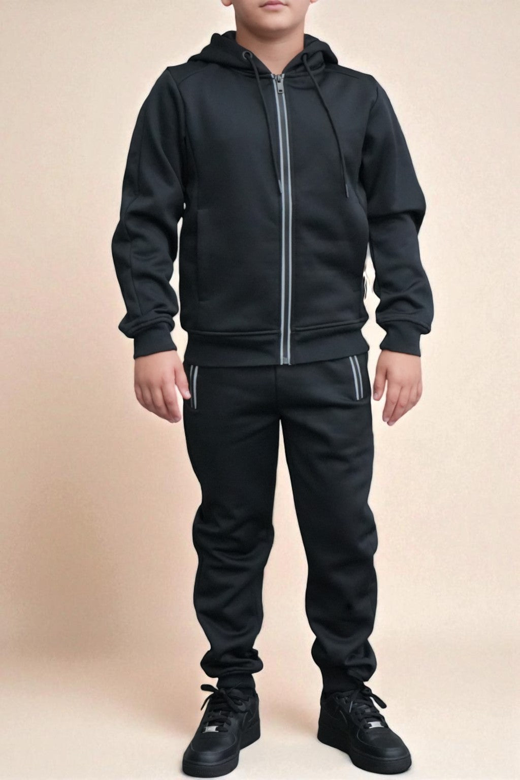 Ethan Elite Tracksuit in Black