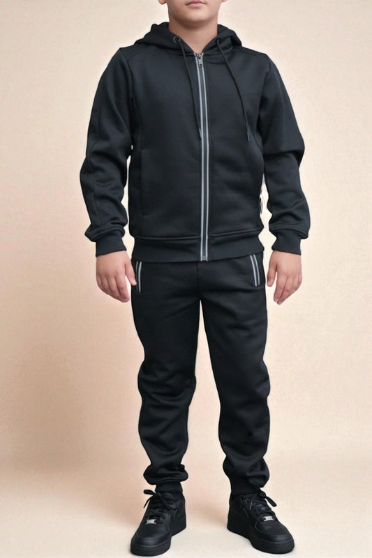 Ethan Elite Tracksuit in Black