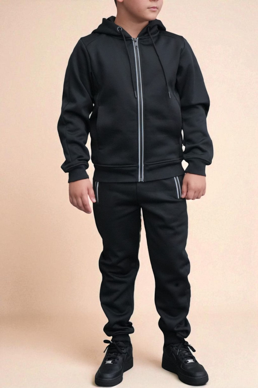 Ethan Elite Tracksuit in Black