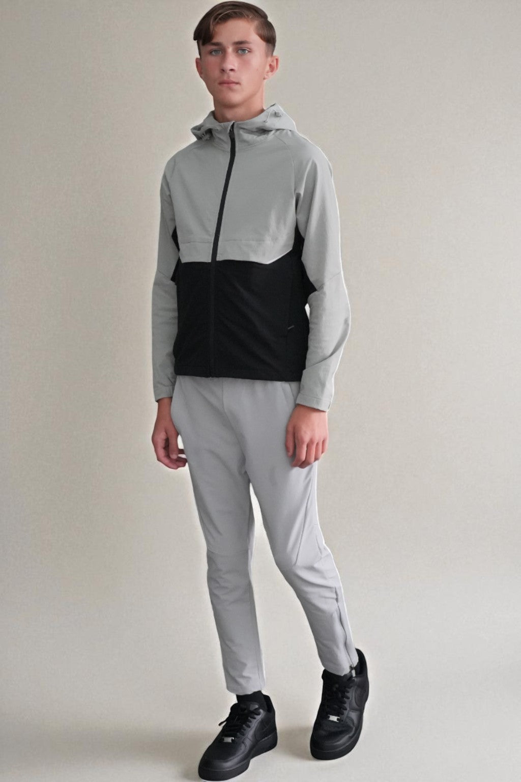 Cole Signature Tracksuit in Light Khaki and Black