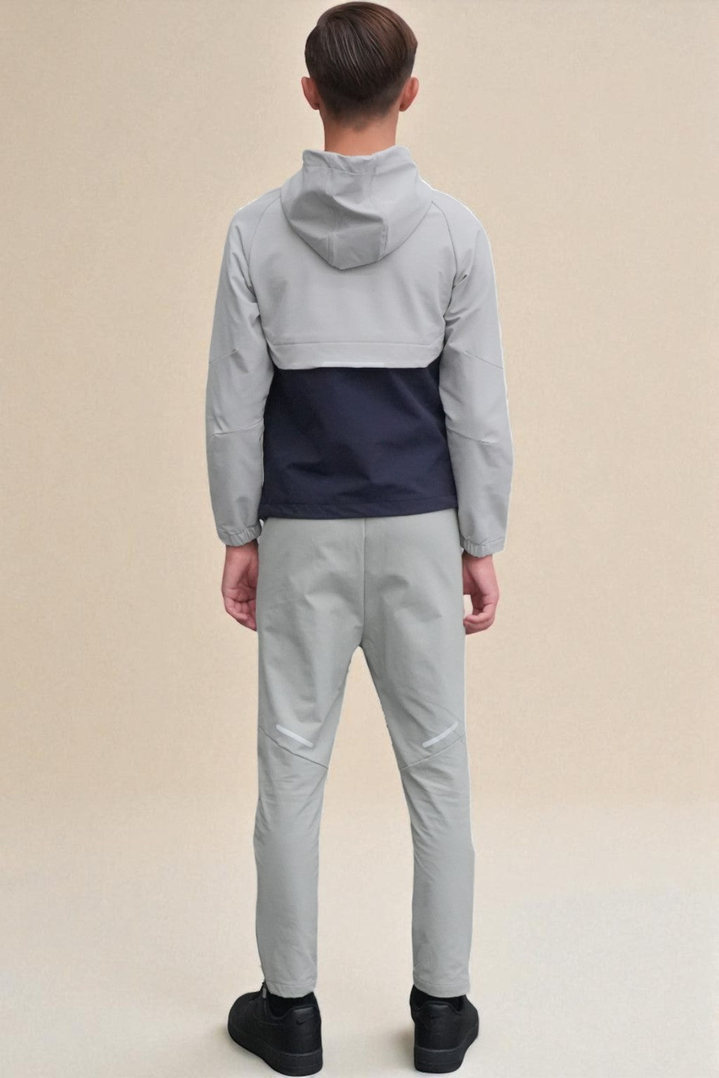 Cole-Signature-Tracksuit-in-Grey and Navy