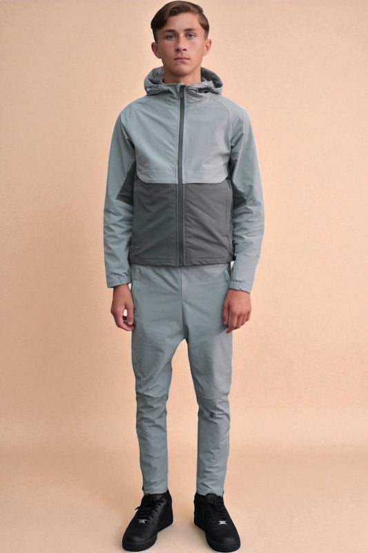 Cole-Signature-Tracksuit-in-Grey and Dark Grey