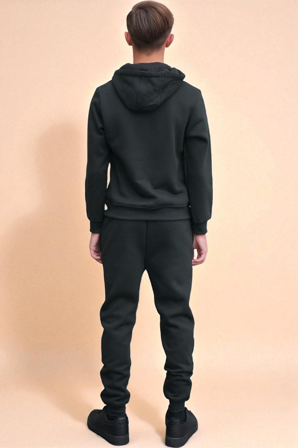 Theo Elite Tracksuit in  Black