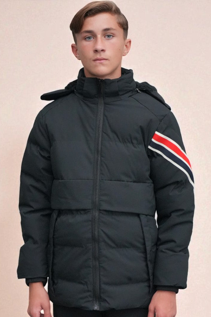 Liam Luxe Jacket in Black