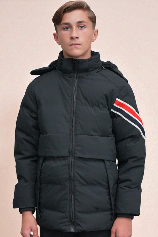 Liam Luxe Jacket in Black