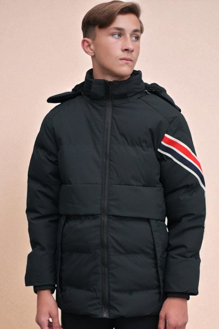 Liam Luxe Jacket in Black