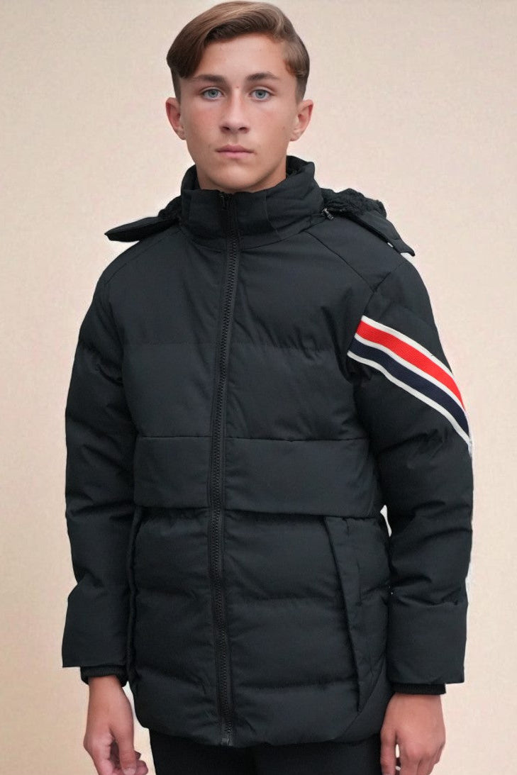 Liam Luxe Jacket in Black