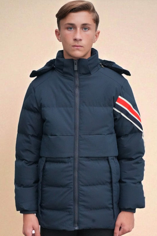 Liam Luxe Jacket in Navy
