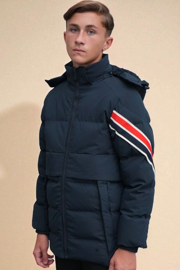 Liam Luxe Jacket in Navy
