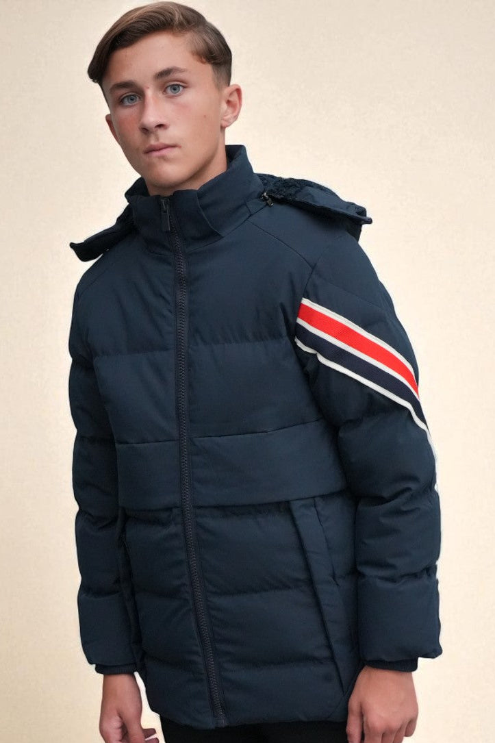 Liam Luxe Jacket in Navy