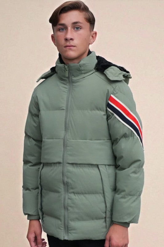 Liam Luxe Jacket in Green