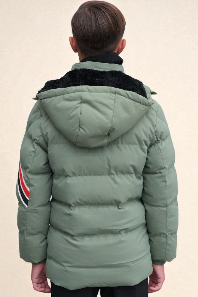 Liam Luxe Jacket in Green